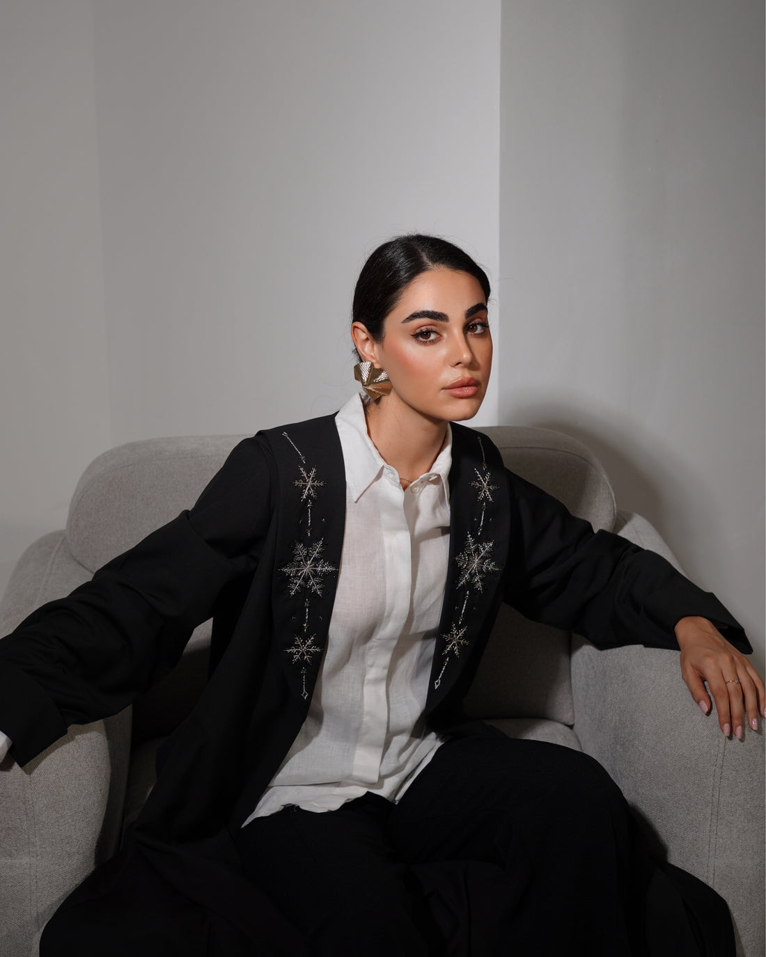 The Dania abaya -Black