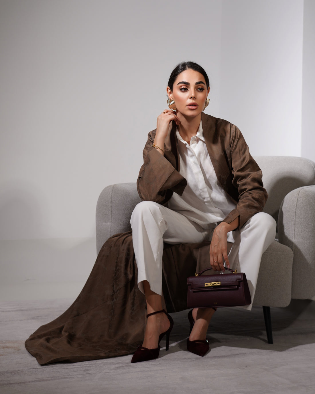 The Moza abaya - Golden