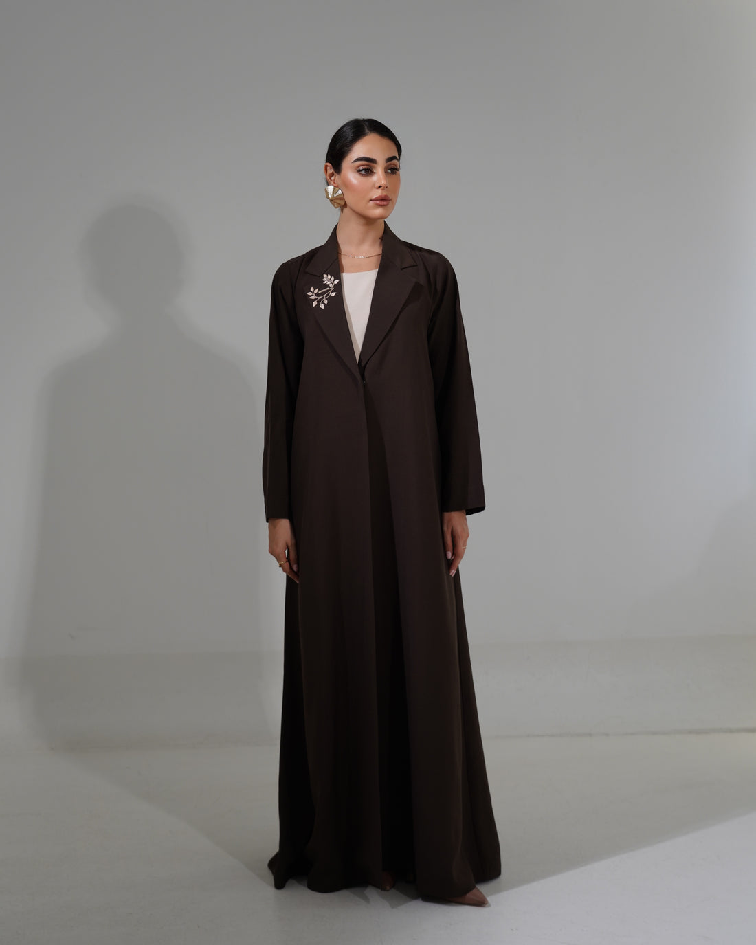 The Ghaya abaya _ brown