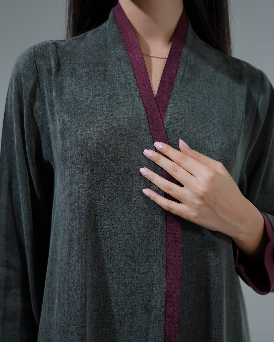 The Hessa Abaya — dark green