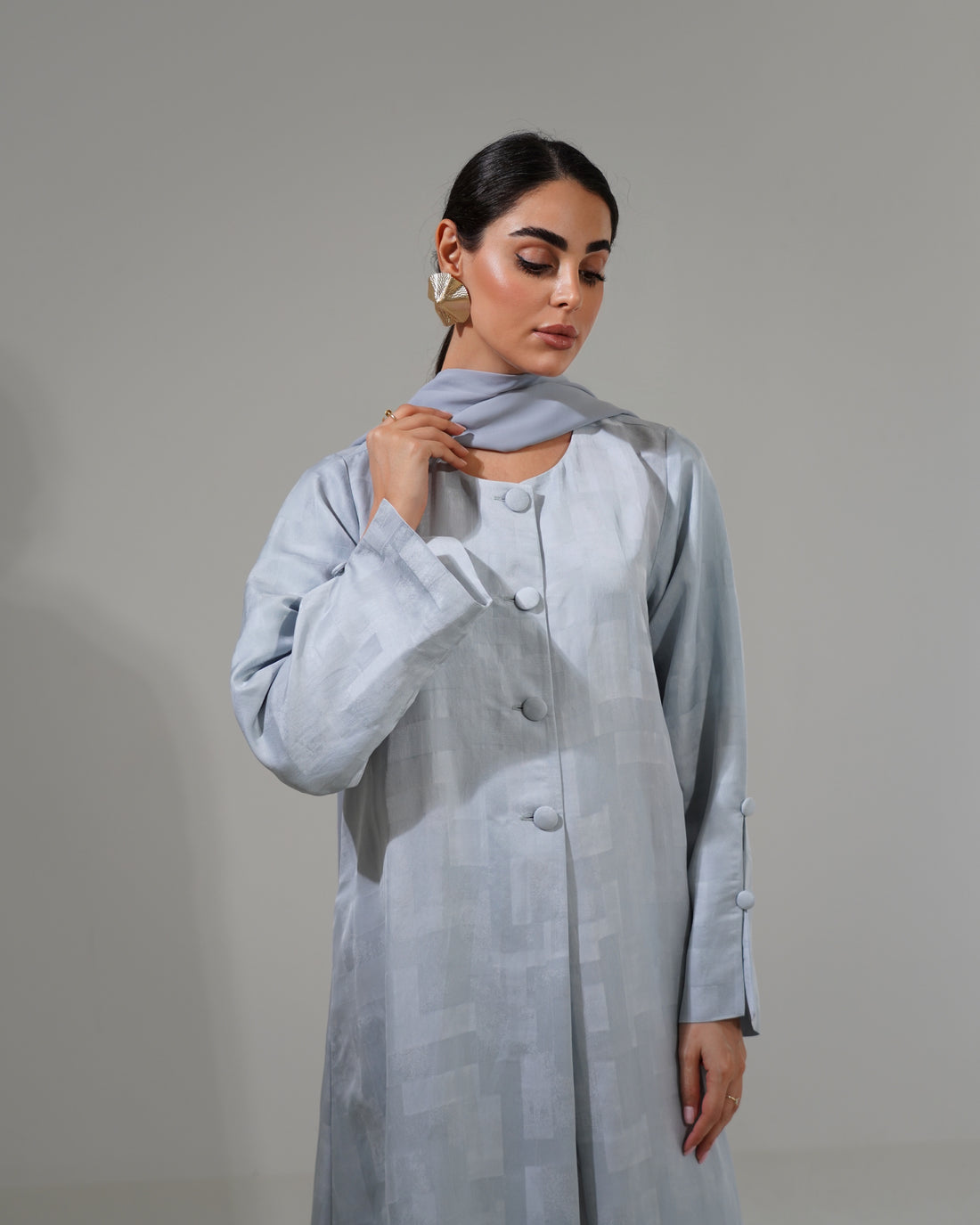 The Sarab abaya-Sky blue