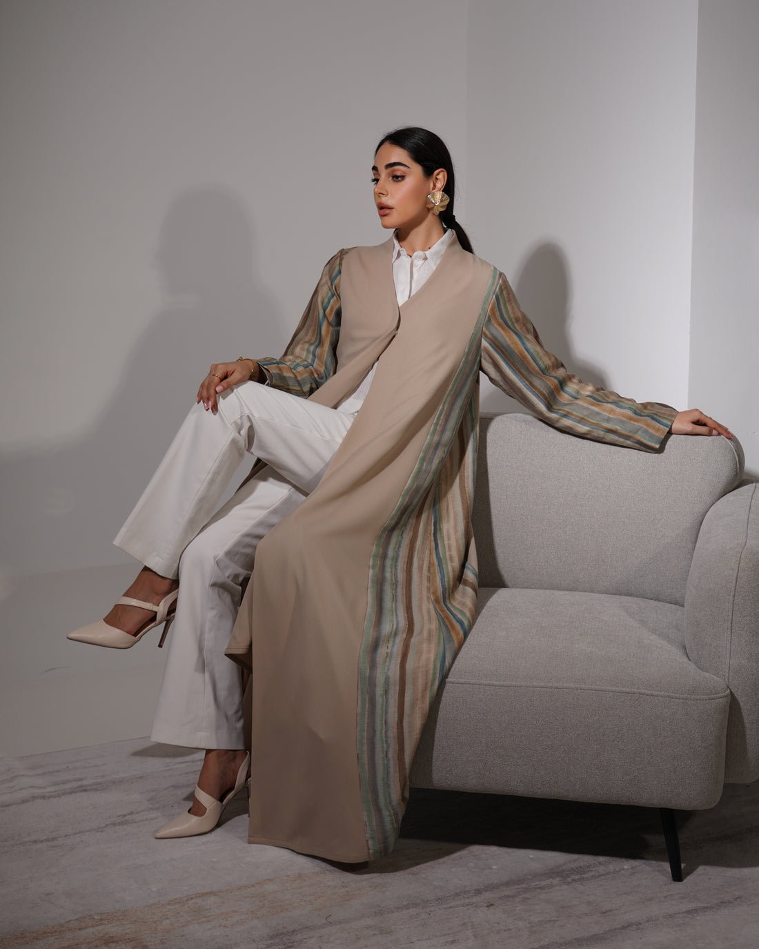 The Azza abaya - Beige