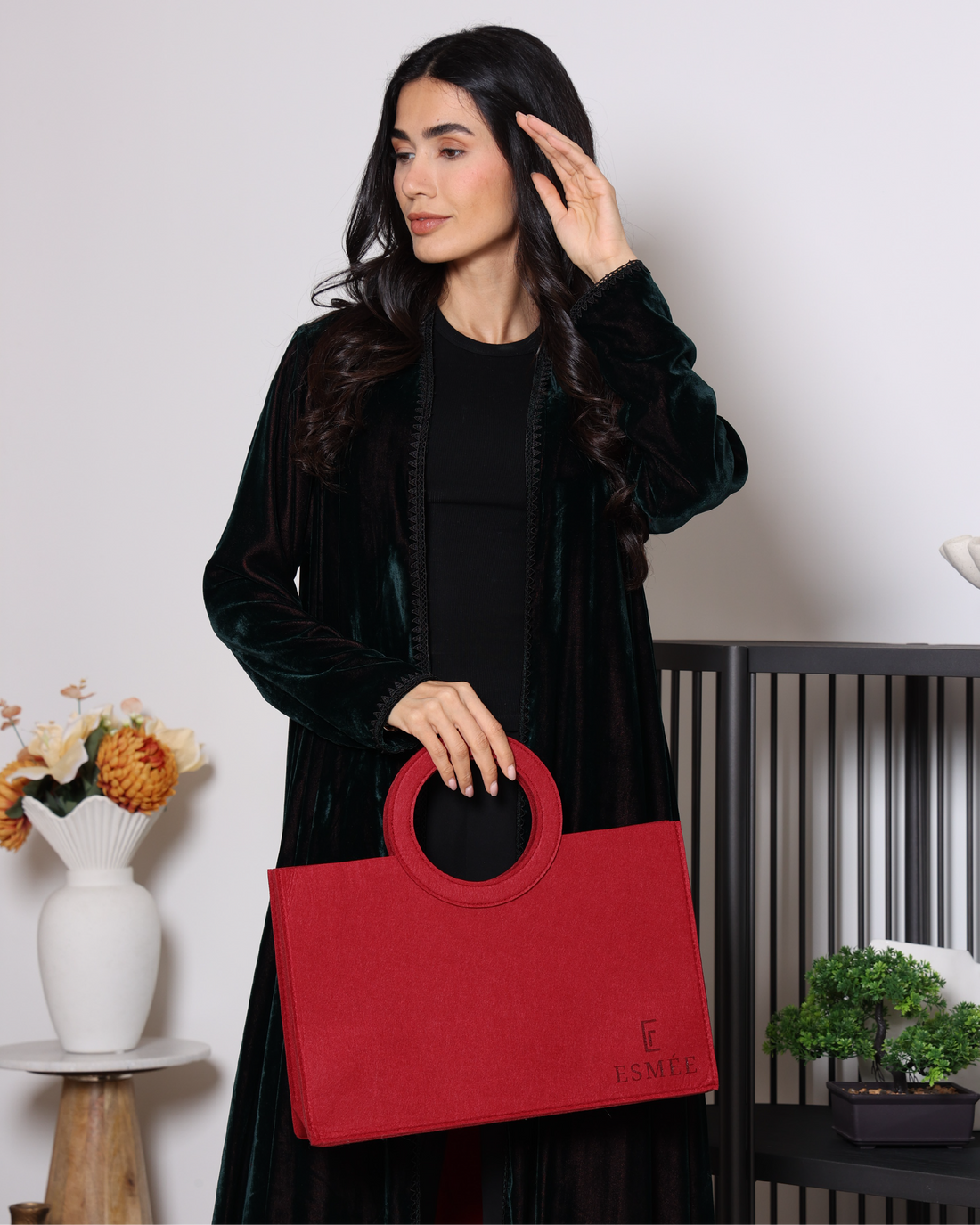 Layal Abaya — Dark Green