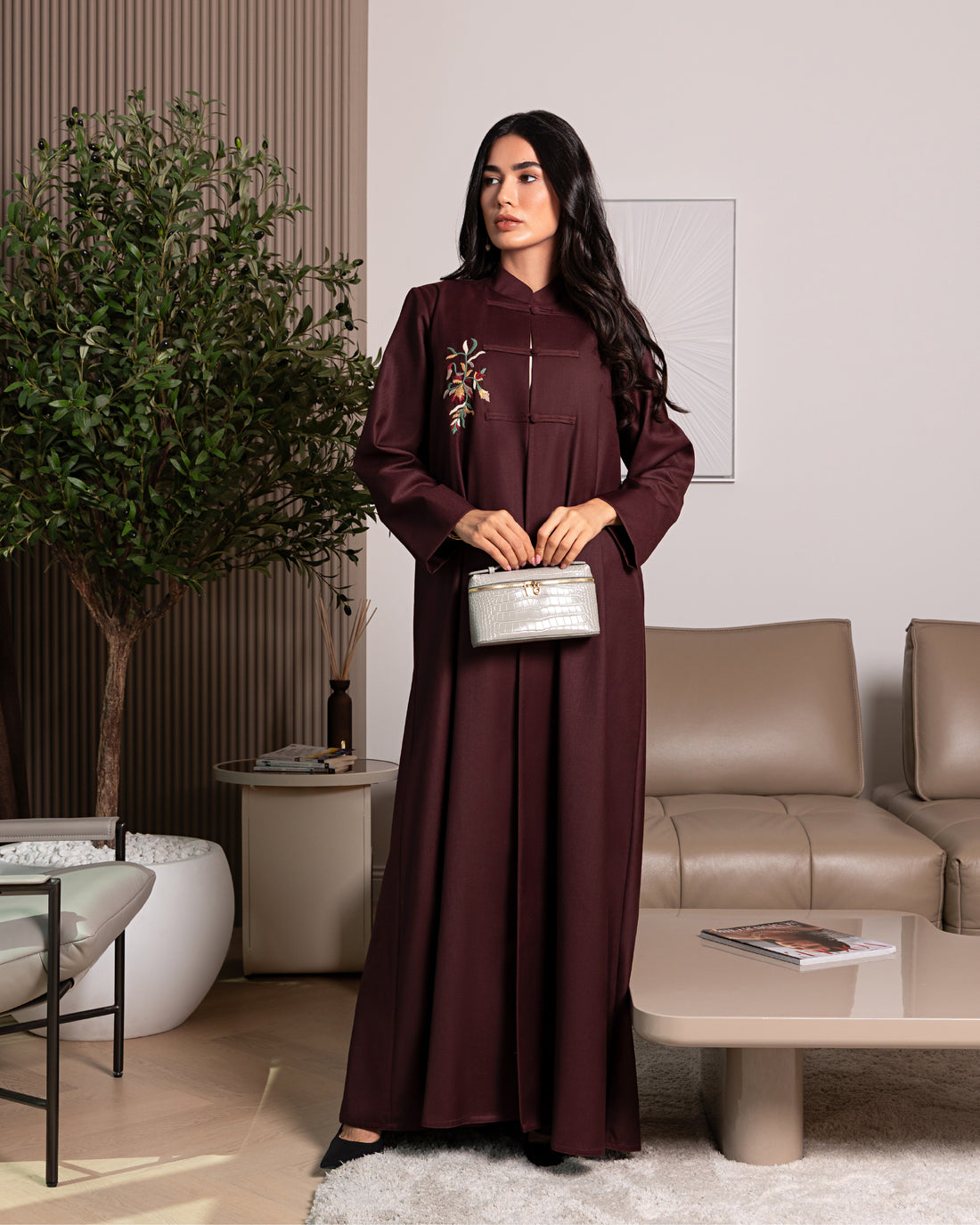Alia Abaya — Maroon